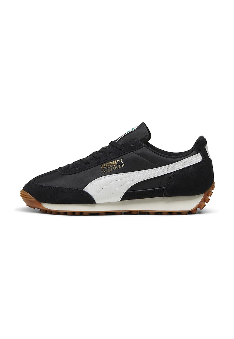 Pantofi sport Easy Rider Vintage Wns de piele intoarsa cu insertii textile - Negru