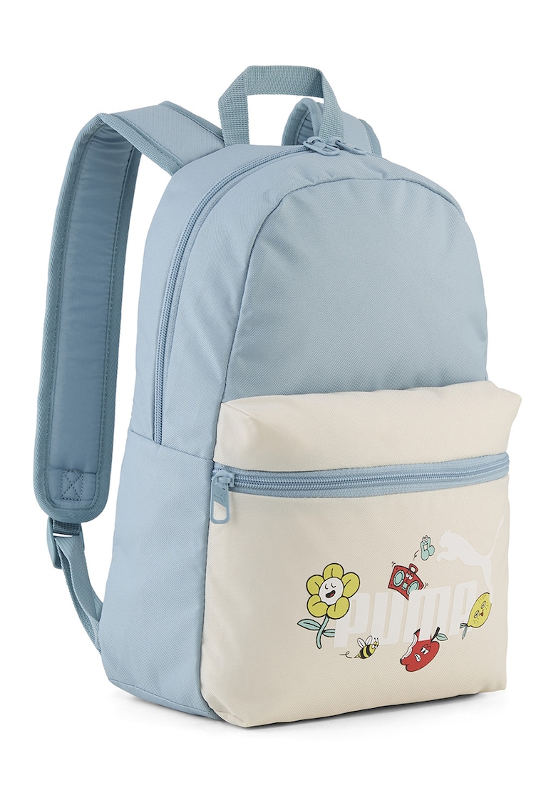 Rucsac mic cu fermoar PHASE CB - Albastru glaciar/Bej deschis