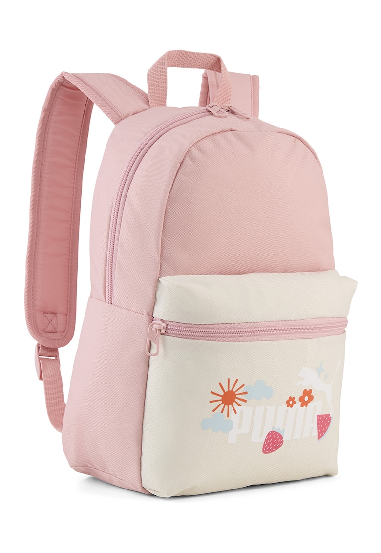 Rucsac mic cu fermoar PHASE CB - Roz prafuit/Bej deschis