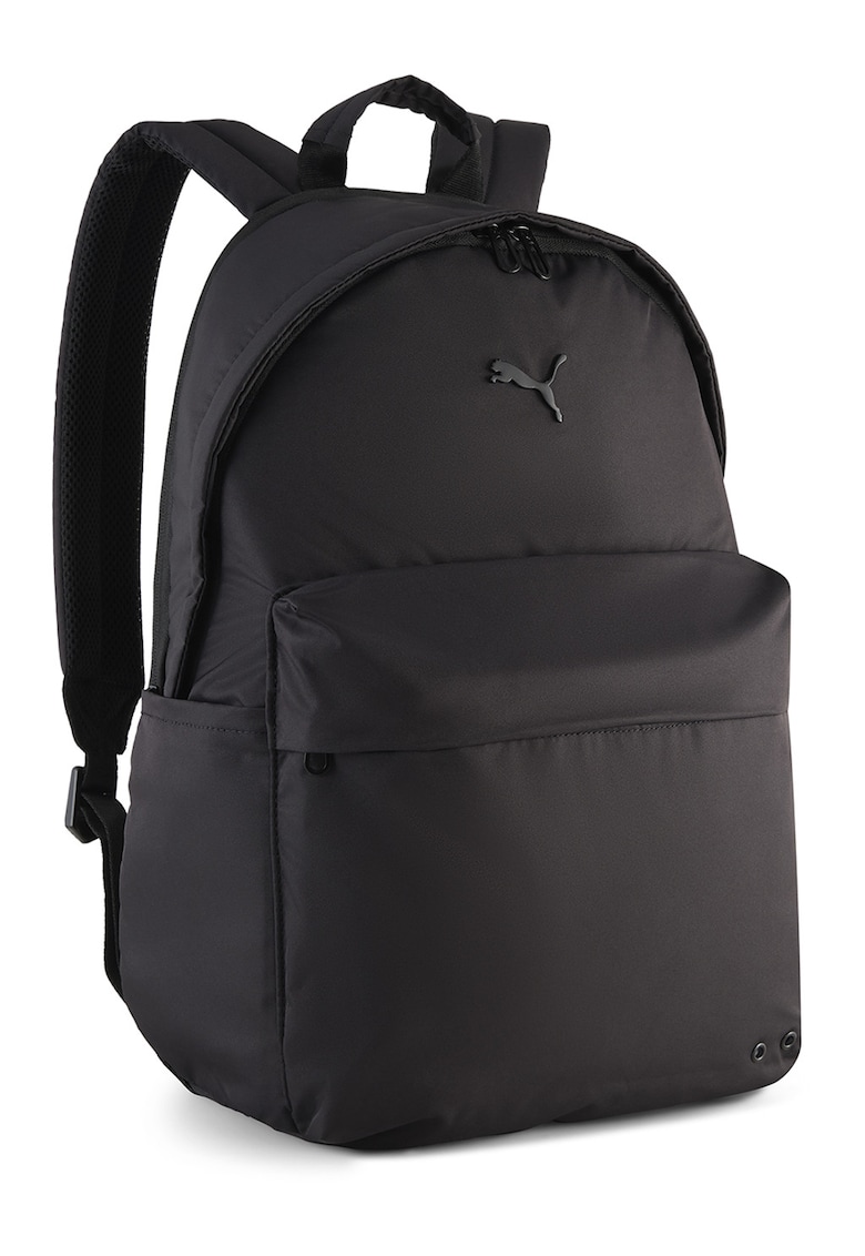 Rucsac cu fermoar si logo ESSENTIALS - Negru stins