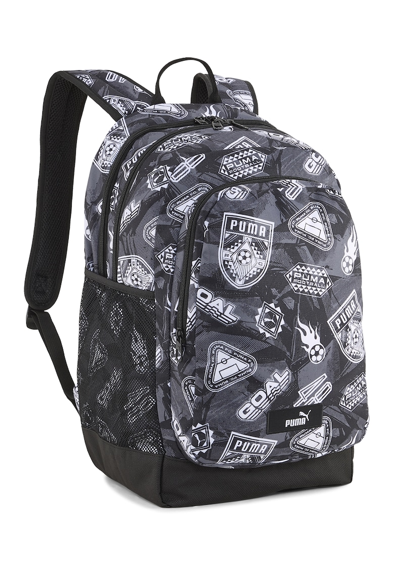 Rucsac unisex cu model Academy - 29 L - Alb - Negru - Gri inchis