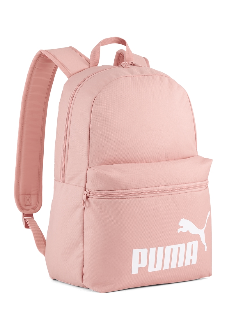 Rucsac cu logo Phase - 22 L - Alb/Roz pastel