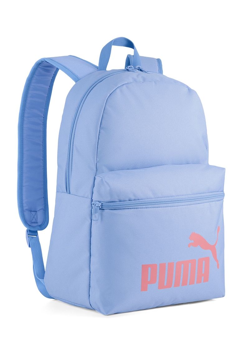 Rucsac cu logo Phase - Albastru lavanda/Rosu stins