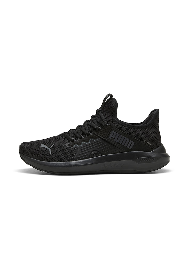 Pantofi Softride Enzo 5 de plasa cu imprimeu logo pentru alergare - Negru