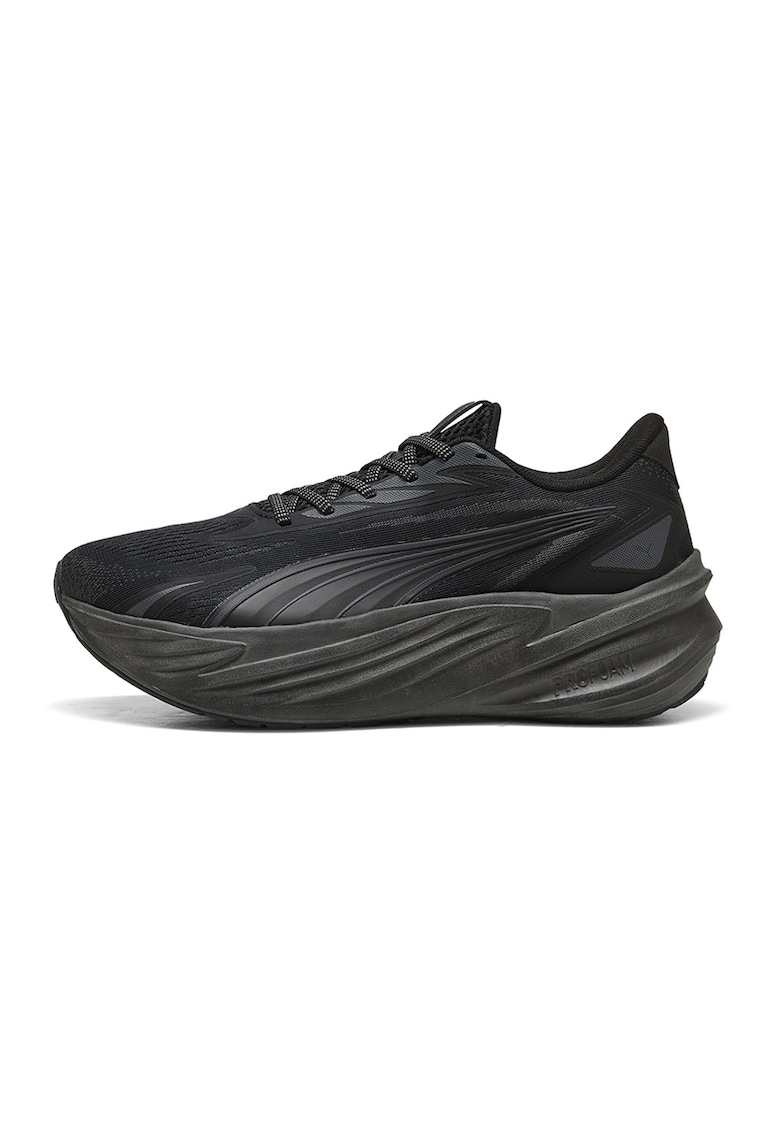 Pantofi wedge Maxima Pro cu garnituri sintetice pentru alergare - Negru