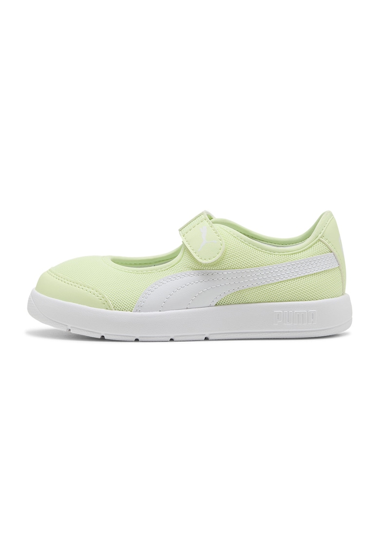 Pantofi sport Courtflex v3 Lina Mary Jane - Alb/Verde pal