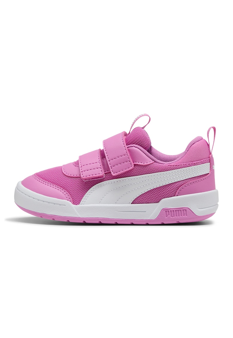 Pantofi sport Multiflex 2 din plasa cu garnituri din piele ecologica - Alb/Roz orhidee