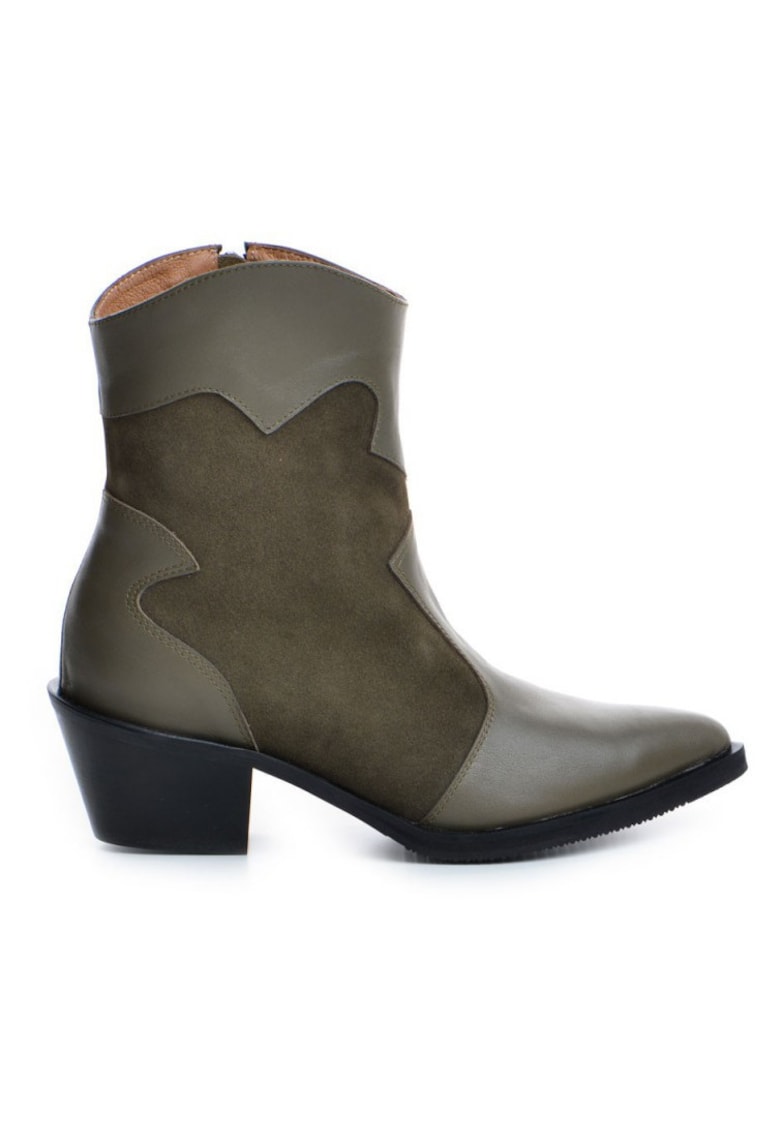 Ciocate dama Piele Naturala Khaki Arizona