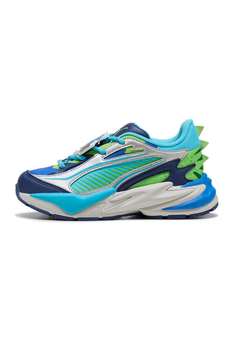 Pantofi sport RS Surge Paw Patrol cu aplicatie Paw Patrol - Albastru inchis/Albastru glaciar/Verde fistic