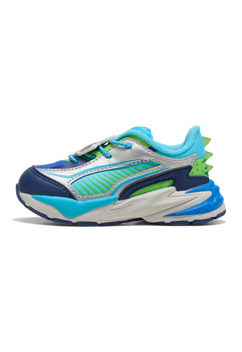 Pantofi sport RS Surge Paw Patrol cu aplicatie Paw Patrol - Albastru pastel/Albastru inchis/Verde lime