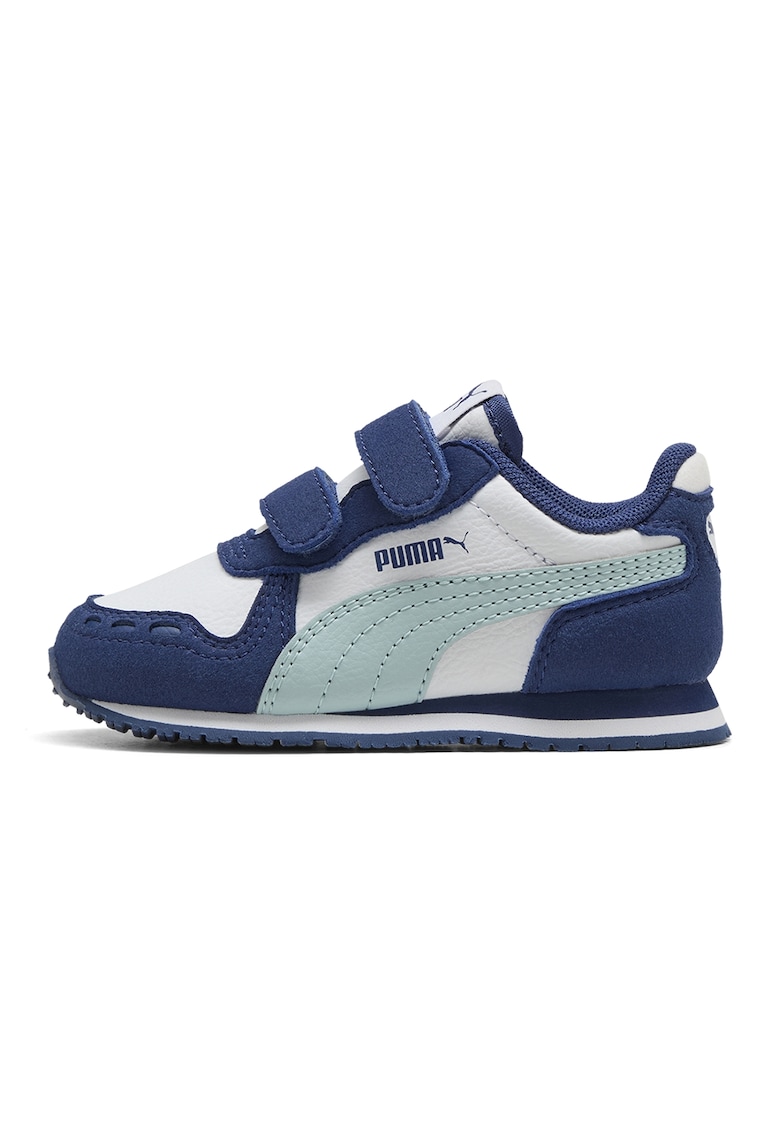 Pantofi sport cu inchidere velcro Cabana Racer SL 20 - Albastru pastel/Alb murdar/Bleumarin