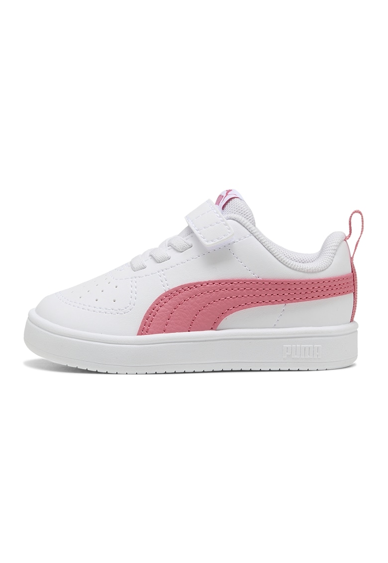 Pantofi sport Rickie AC+ de piele ecologica - Rosu stins/Alb optic