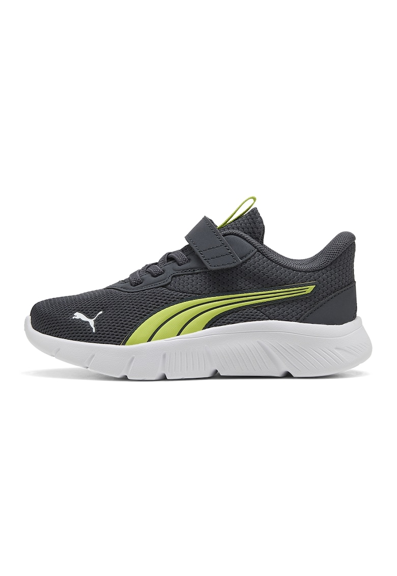 Pantofi sport FlexFocus Modern cu inchidere velcro - Alb optic/Gri antracit/Verde fistic