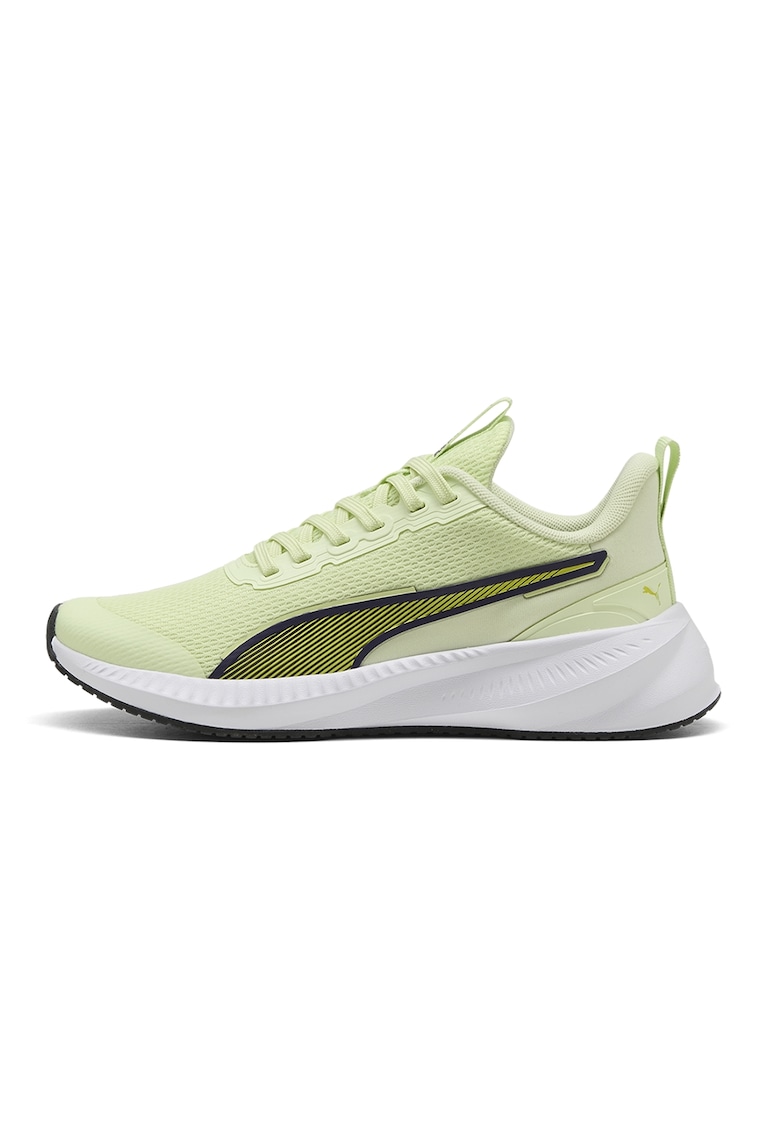 Pantofi sport Flyer Lite 3 de plasa cu logo - Negru stins/Alb optic/Verde fistic