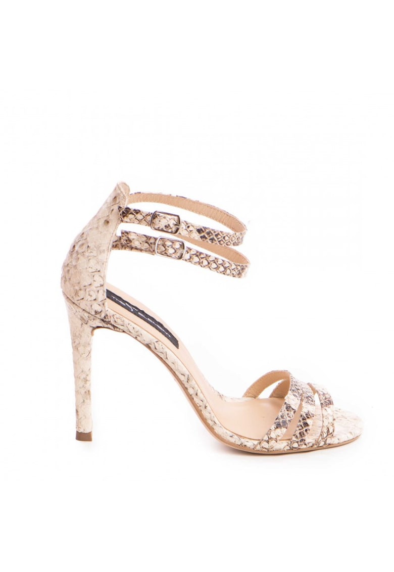 Sandale dama piele naturala Crem Sophia