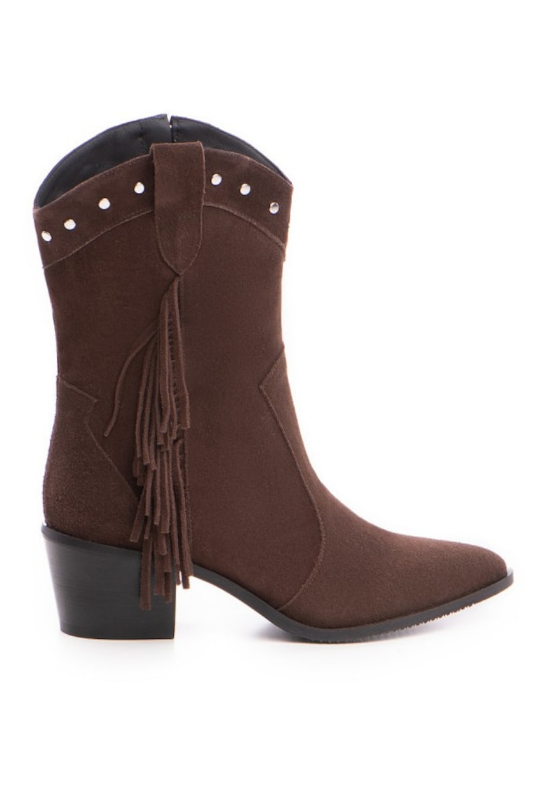 Ciocate dama Piele Naturala Maro Dakota Mini