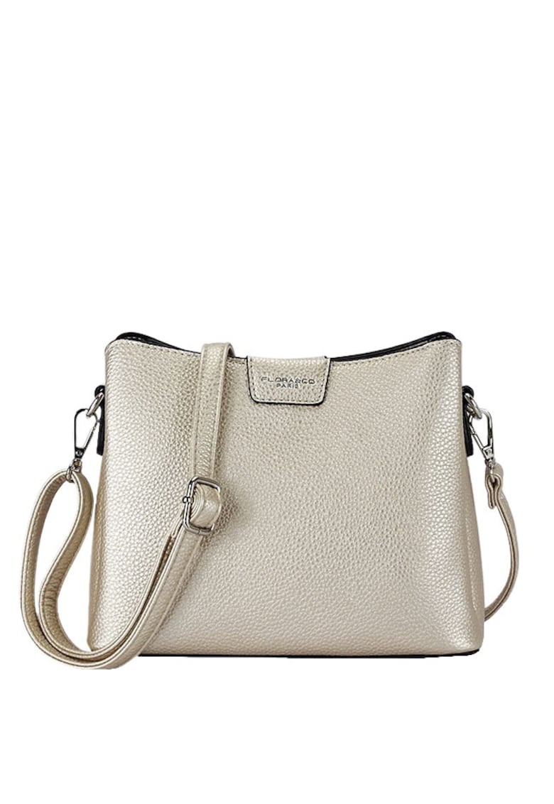 Geanta mica ivory metalizat F2548 14 19224 - Ivoire