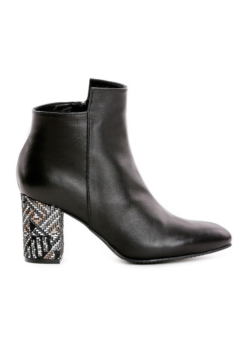 Ghete Dama Piele Naturala Negru Rogue