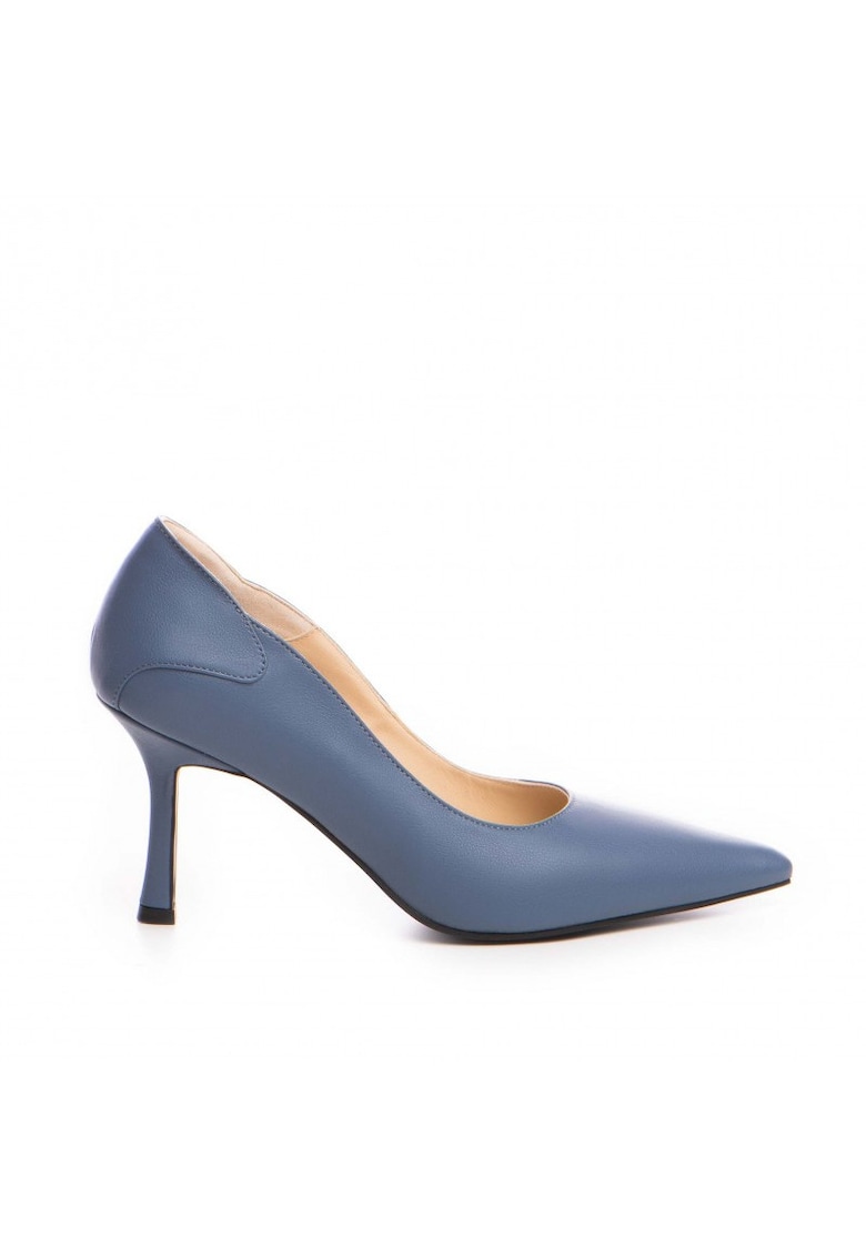 Pantofi stiletto piele naturala Bleu Jeans Elise