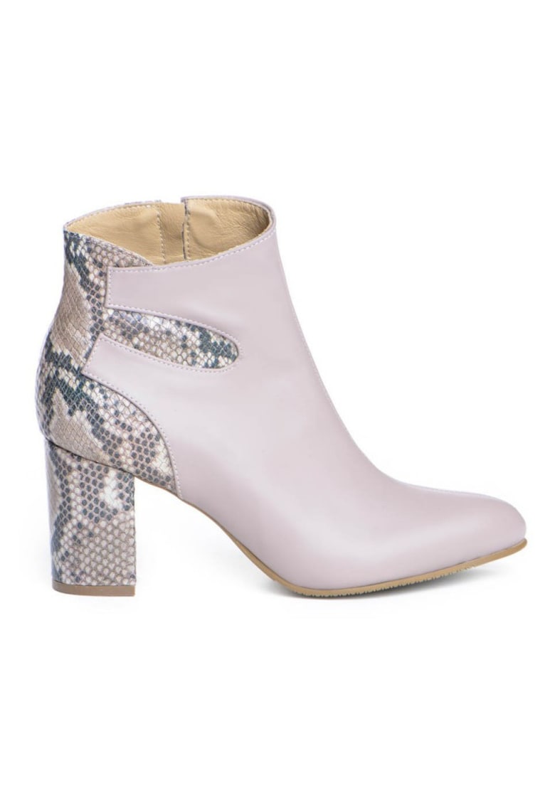 Ghete dama Piele Naturala Lila Charming