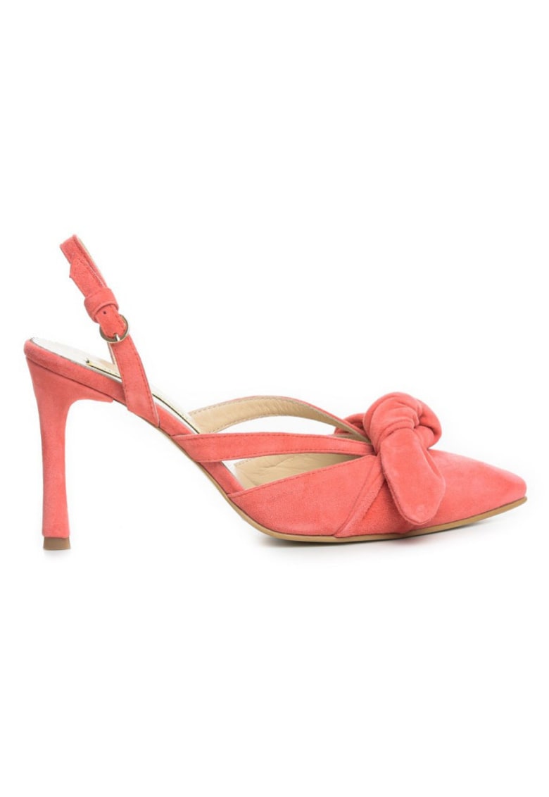 Pantofi stiletto piele naturala Somon Stacey