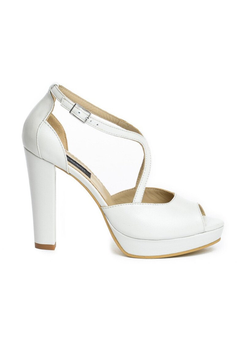 Sandale mireasa piele naturala Ivoire Lady Like
