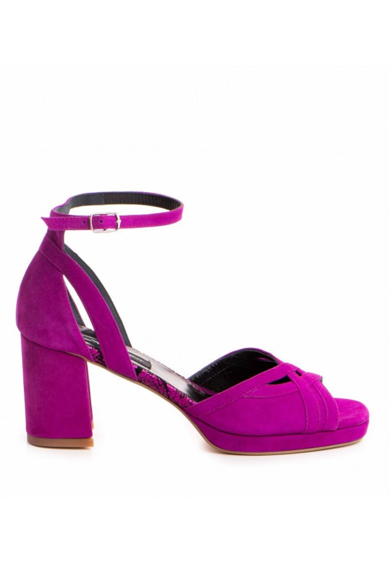 Sandale dama piele naturala Magenta Mikaela