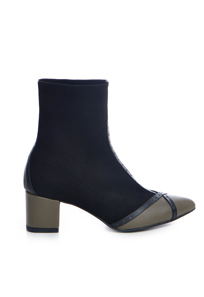 Botine Dama Piele Naturala Negru Kylie