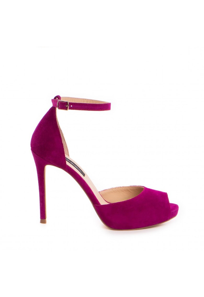 Sandale dama piele naturala Magenta Barbie