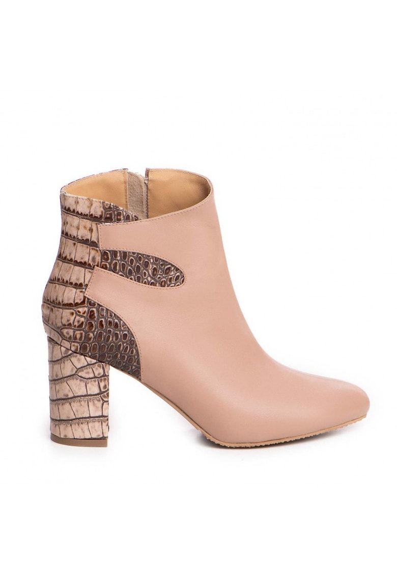 Ghete dama Piele Naturala Bej Charming