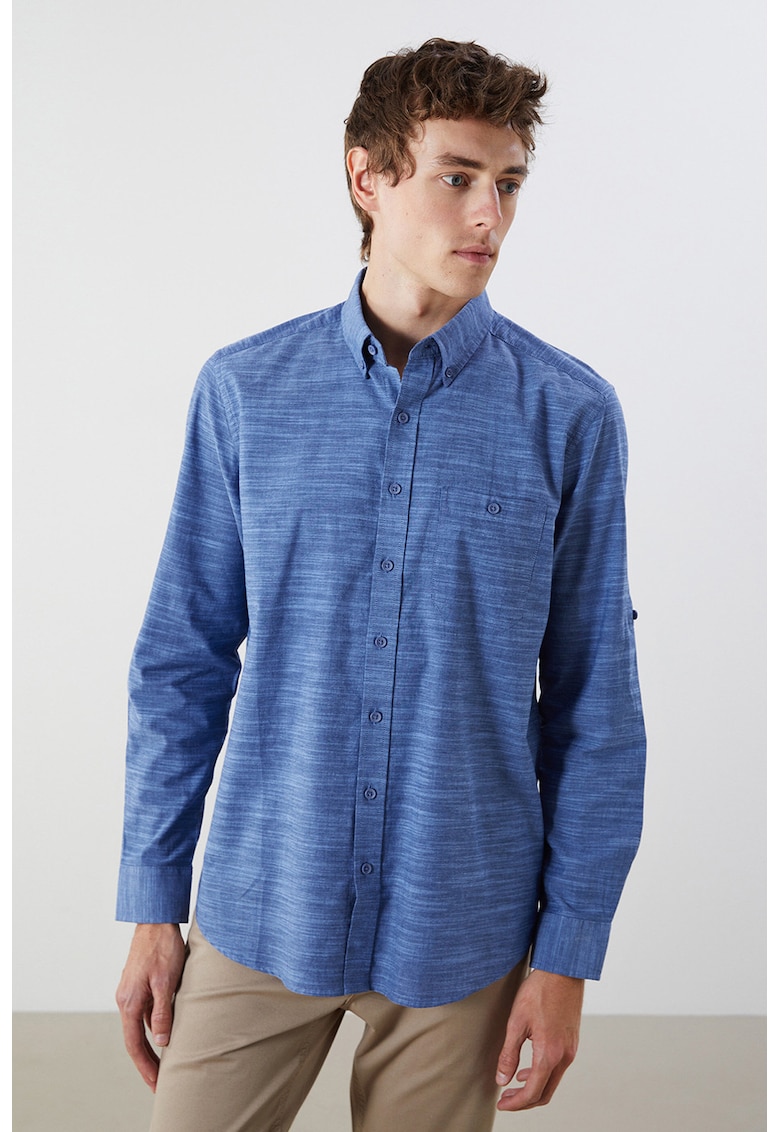Camasa Oxford regular-fit - Albastru inchis