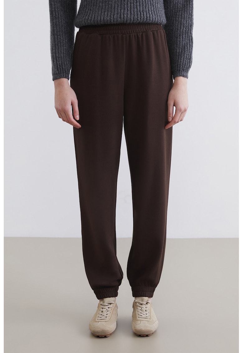 Pantaloni de trening relaxed fit - Maro