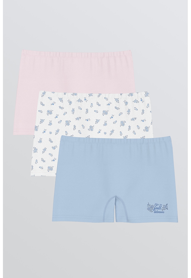 Set de boxeri cu imprimeu - 3 perechi - Multicolor