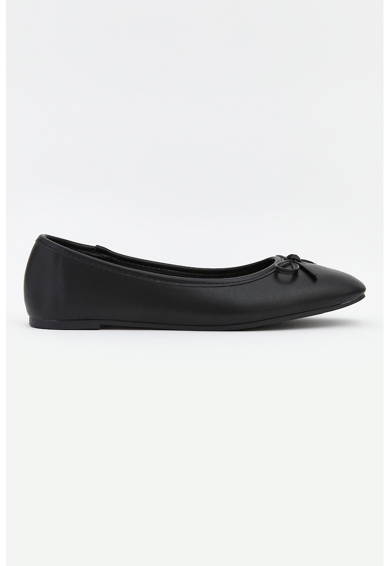 Balerini cu varf patrat Steps - Negru
