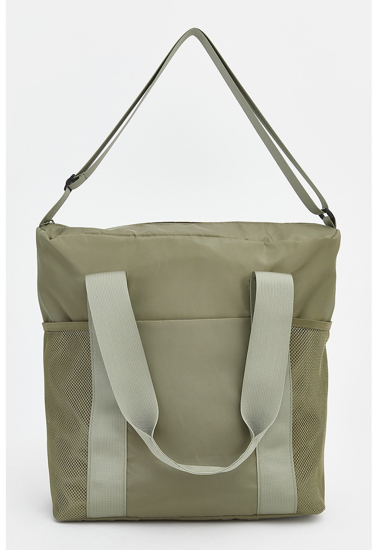 Geanta shopper textila - Verde deschis