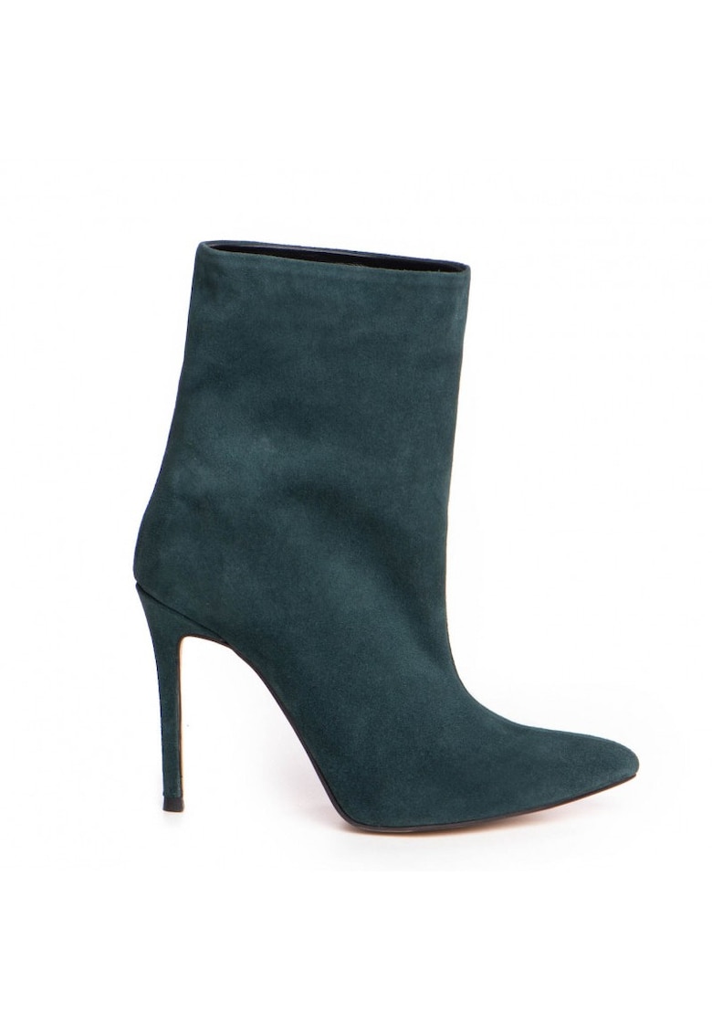 Botine Dama Piele Naturala Verde Cardie