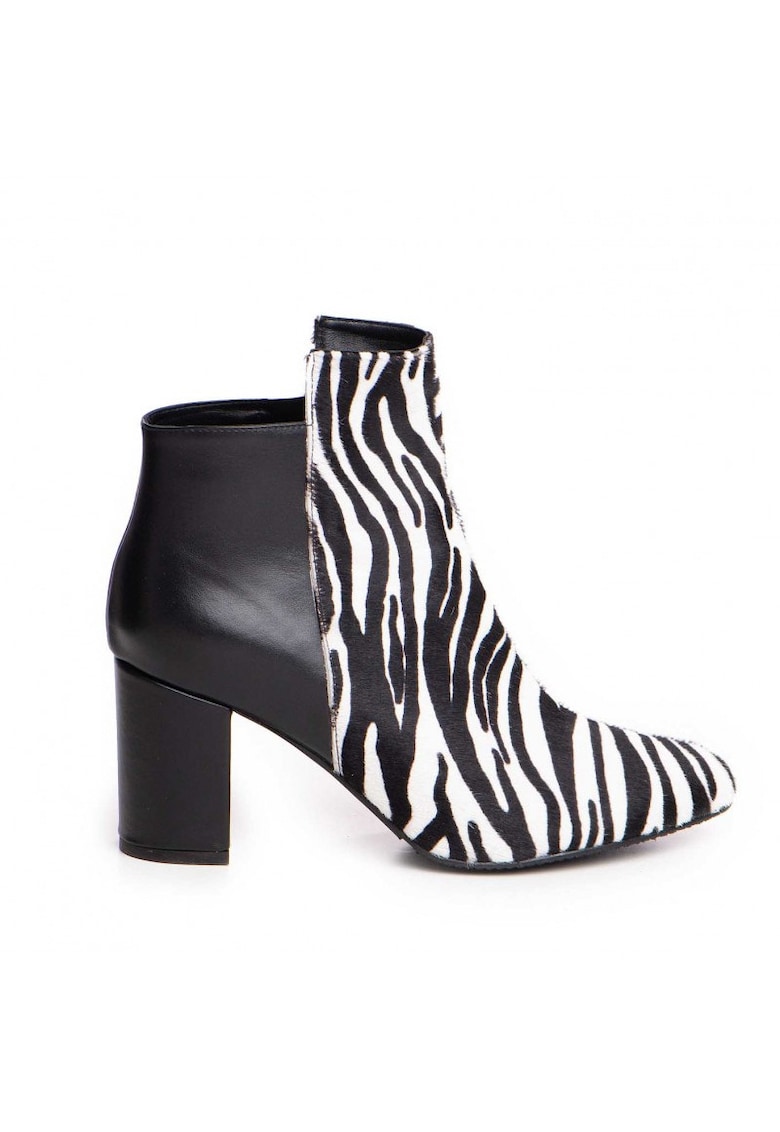 Ghete Dama Piele Naturala Negru Rogue - Marimea - The 5th Element - imagine 1