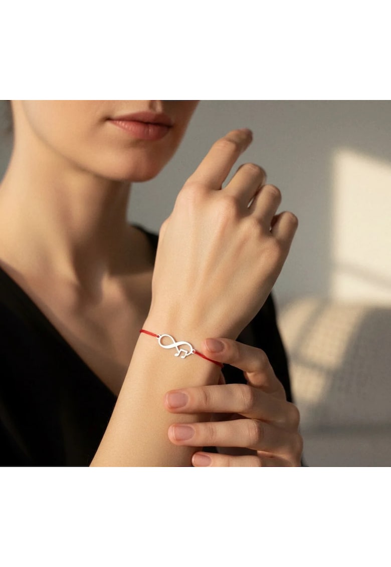 Bratara Martisor cu Infinit si Nota Muzicala din Argint 925
