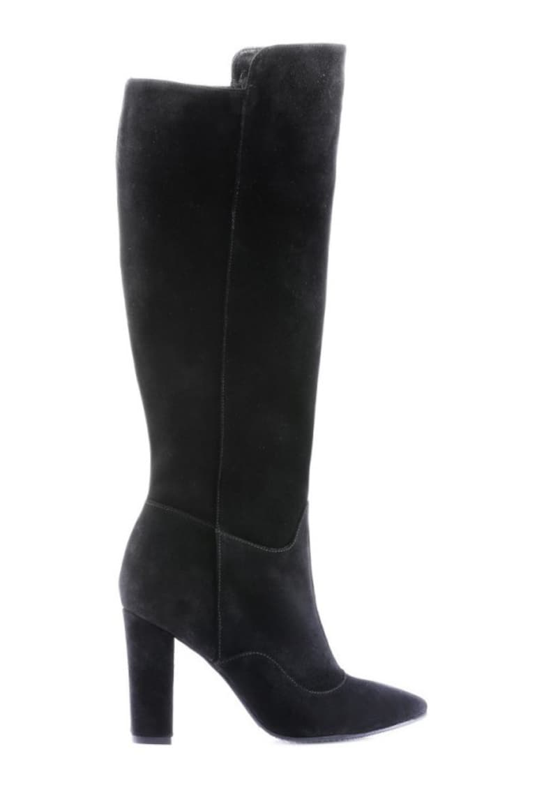 Cizme dama Piele Naturala Black Velvet Faye