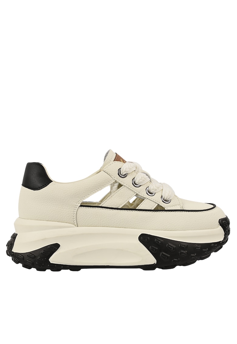 Pantofi sport - dama - 9071 alb - piele naturala - Alb