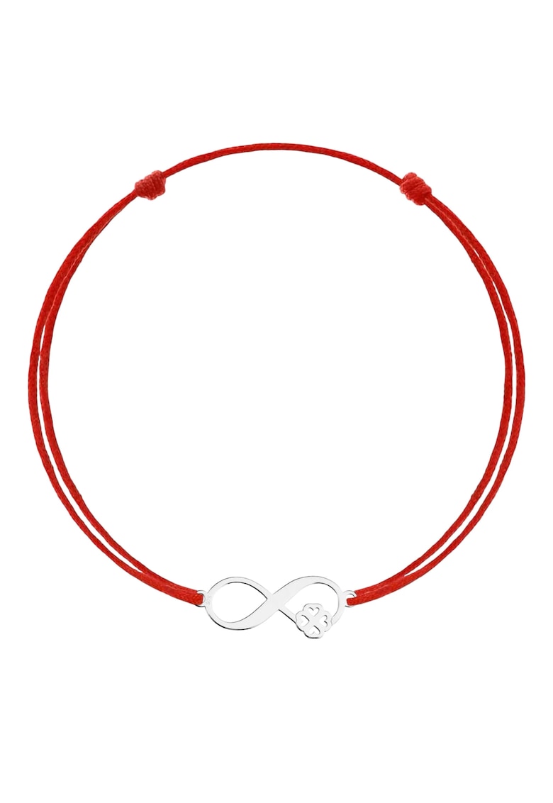 Bratara Martisor cu Infinit si Trifoi din Argint 925