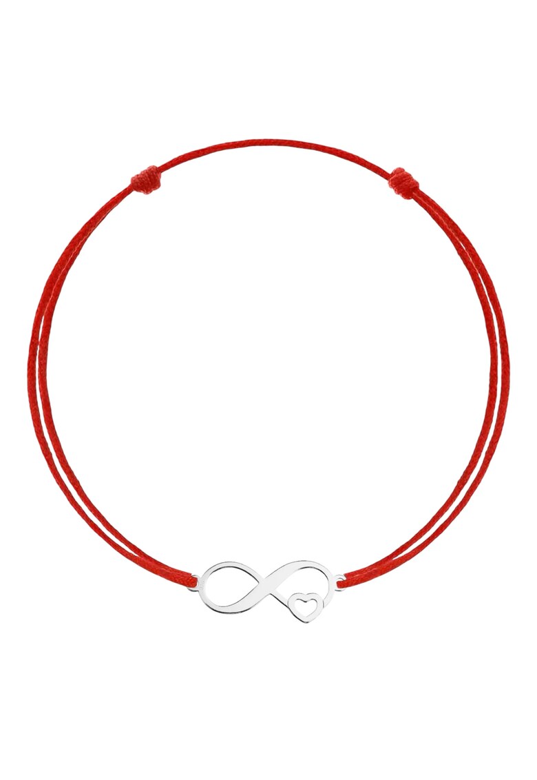 Bratara Martisor cu Infinit si Inima din Argint 925
