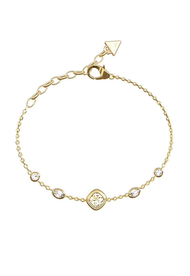 Bratara de lant cu cristale - Auriu