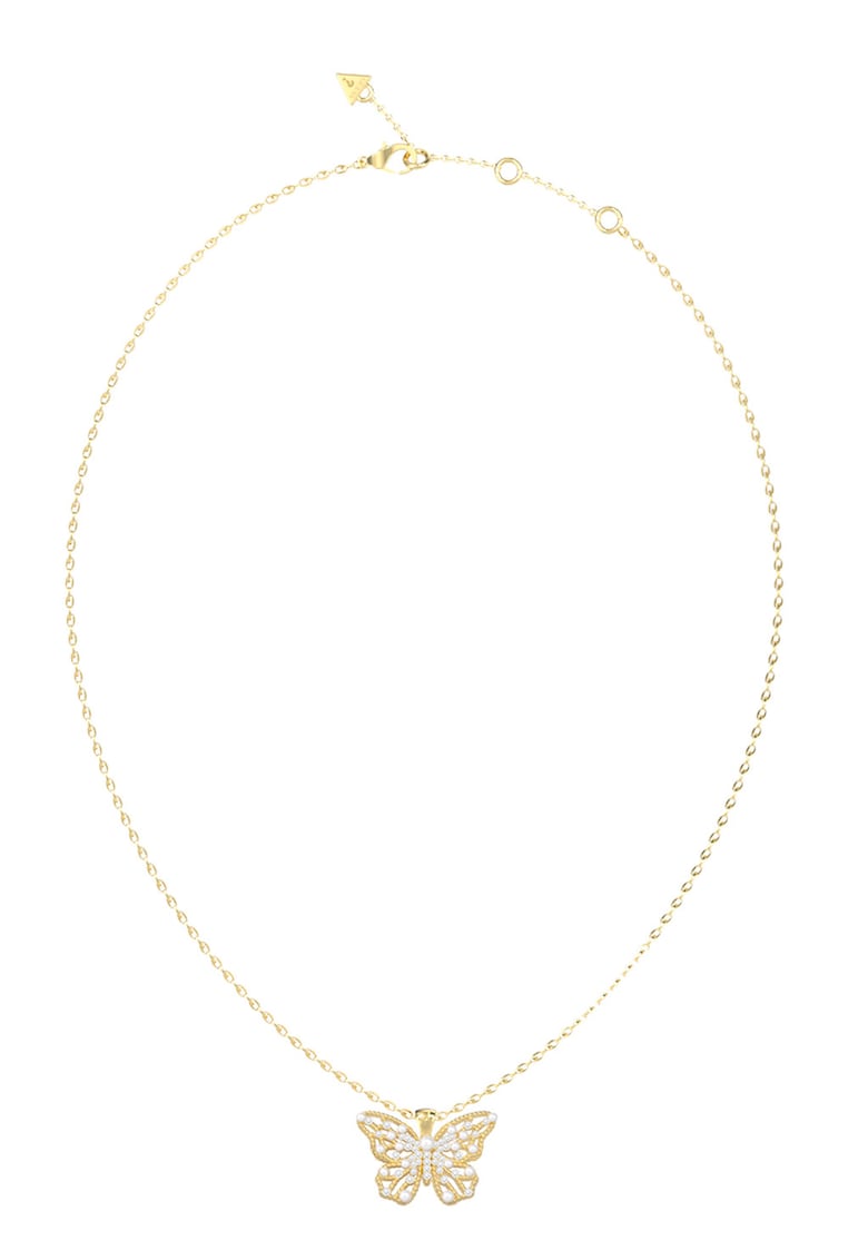 Colier cu talisman fluture Barboleta - Auriu