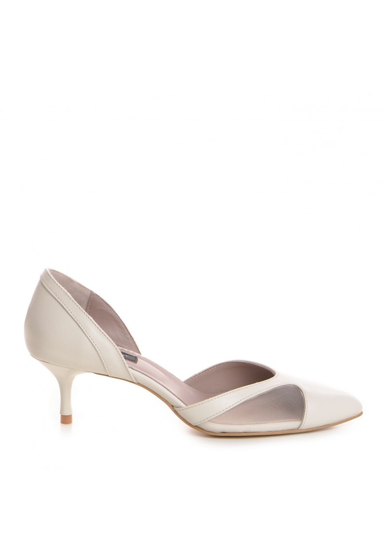 Pantofi mireasa piele naturala Ivoire Mia