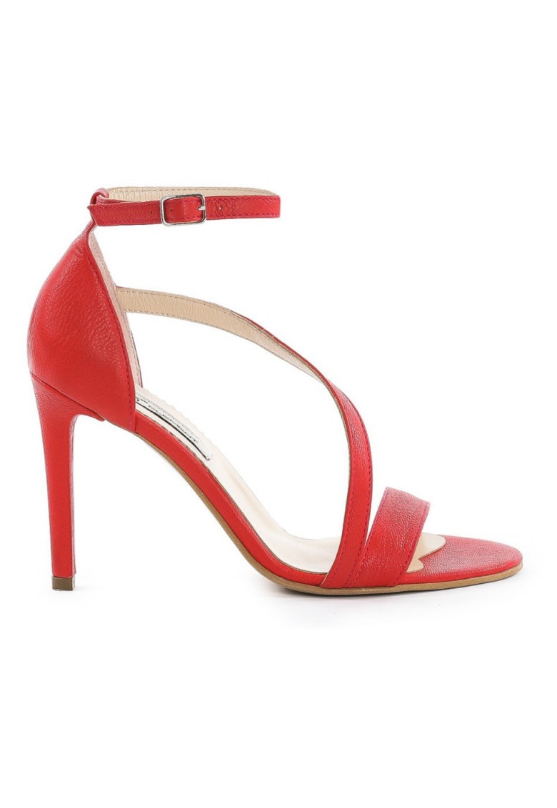 Sandale dama piele naturala Evening Red