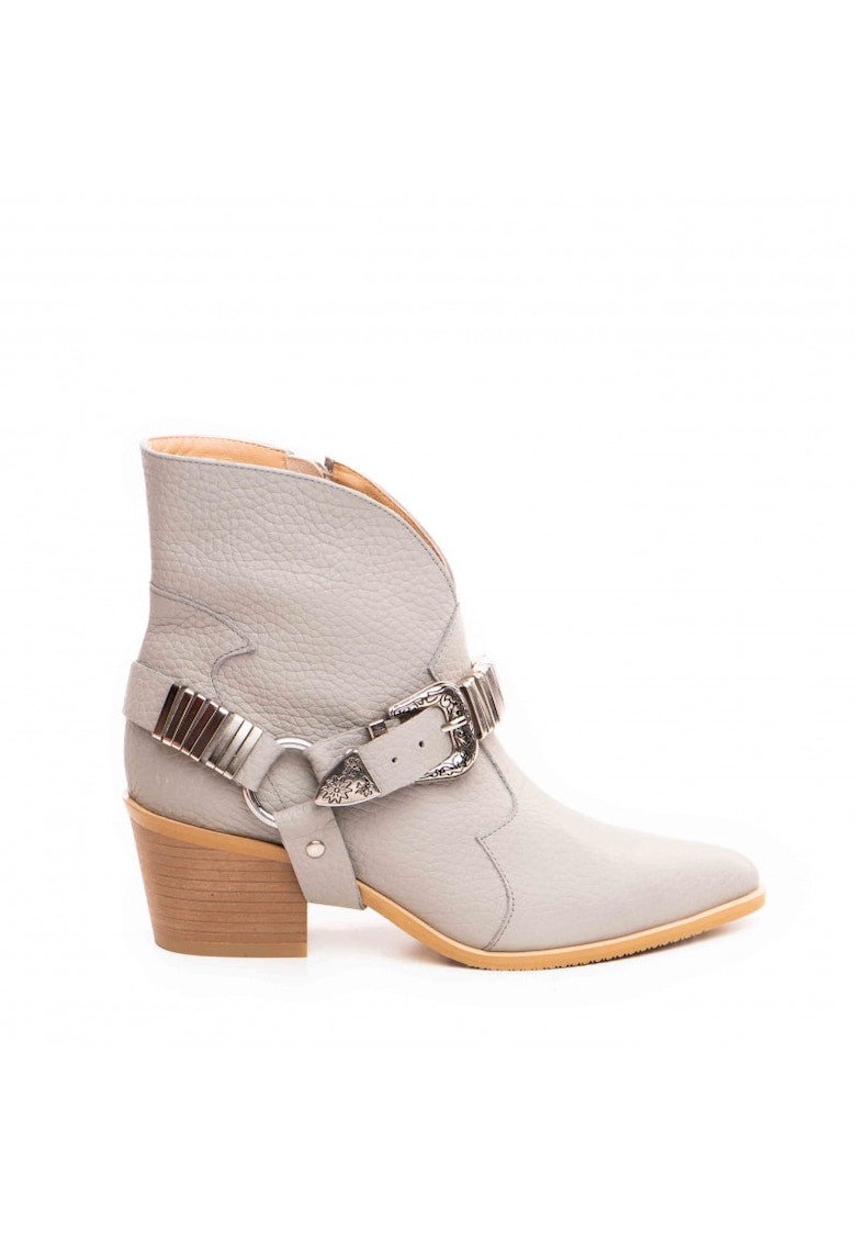 Ciocate dama Piele Naturala Gri Bronx