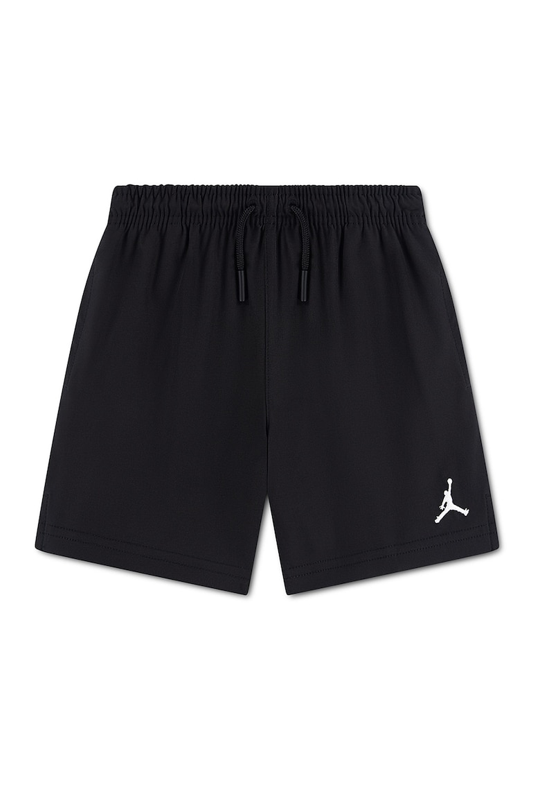 Pantaloni scurti cu cu talie ajustabila - pentru baschet - Negru/Alb optic