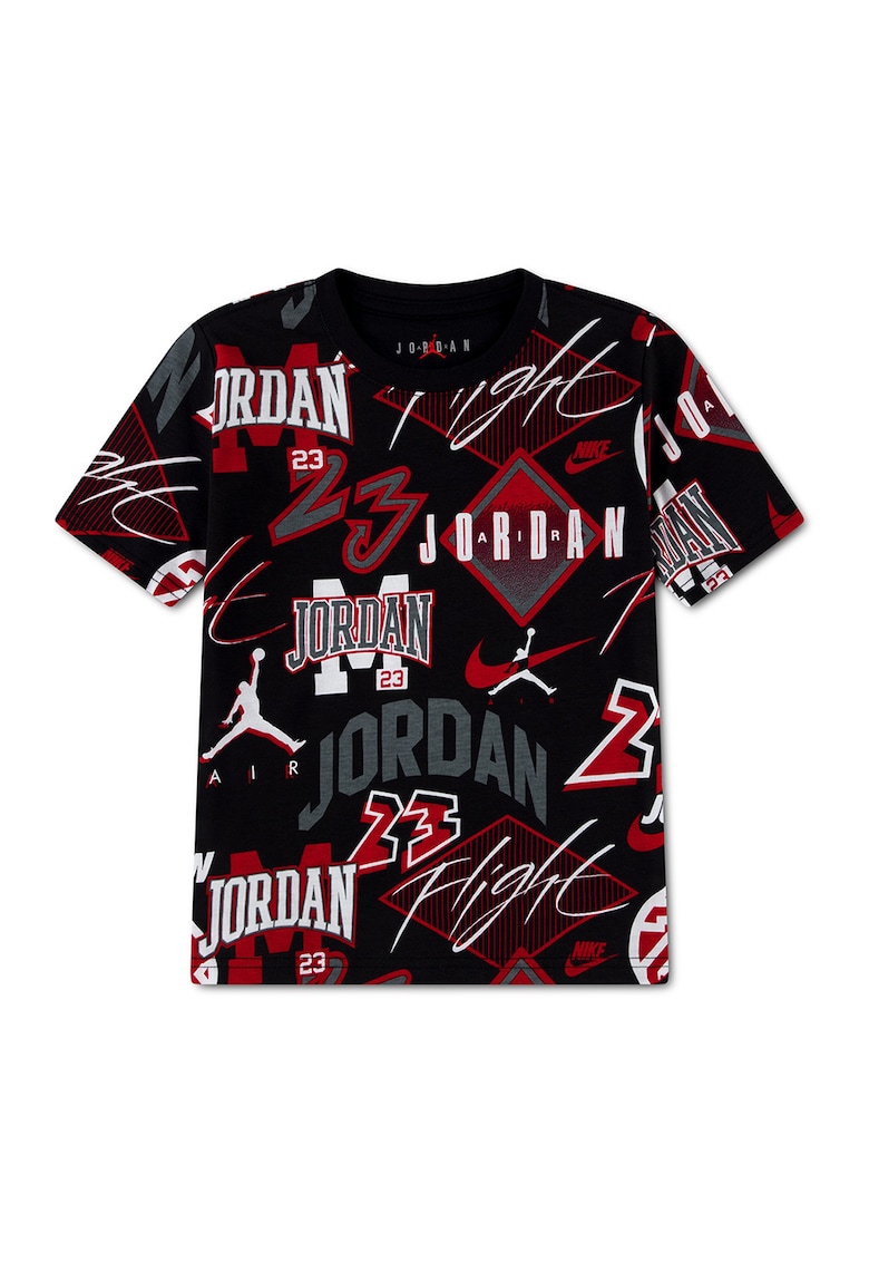 Tricou cu imprimeu logo - pentru baschet JDB MJ Dynasty Aop - Rosu/Negru/Alb optic