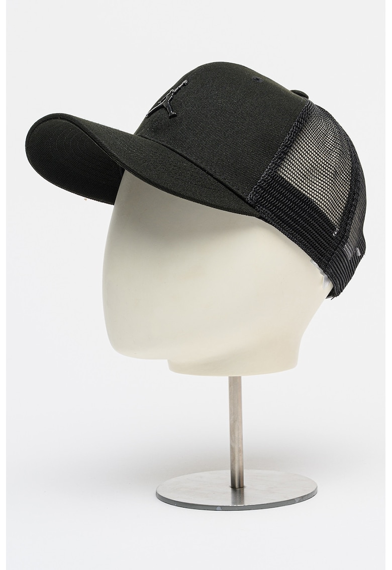 Sapca trucker cu logo - pentru baschet Jan Metal Jumpman - Negru stins
